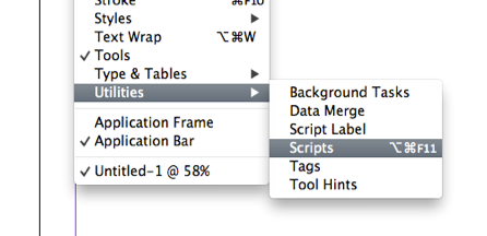 Picture of Utilities menu